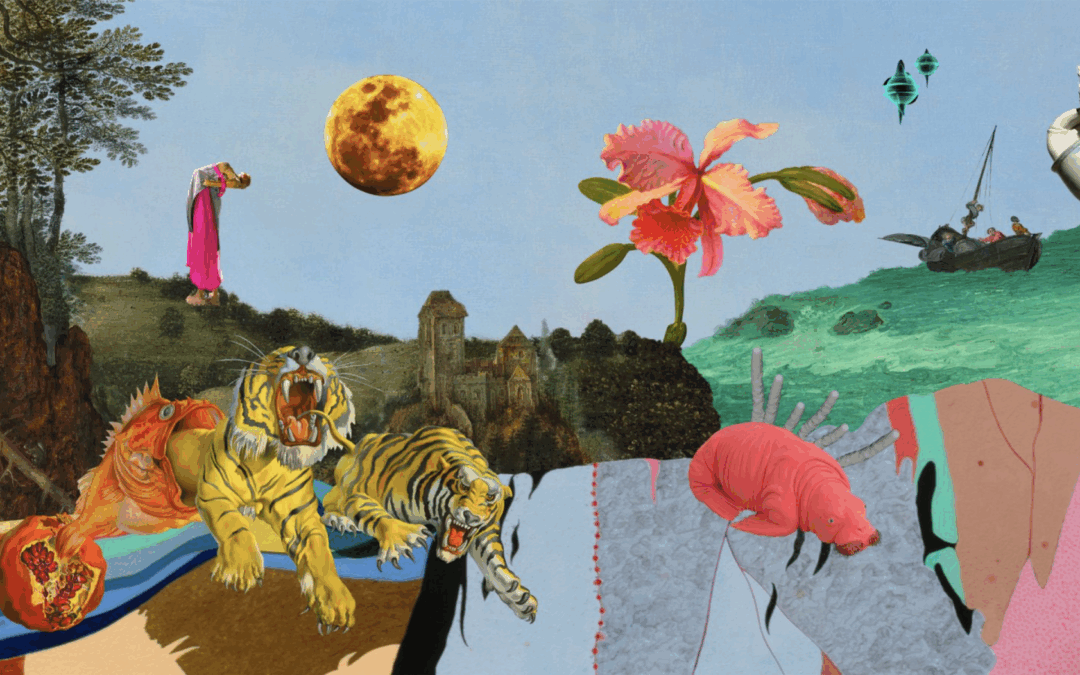 Works by Brad Kahlhamer at Thyssen-Bornemisza National Museum in Madrid, Spain